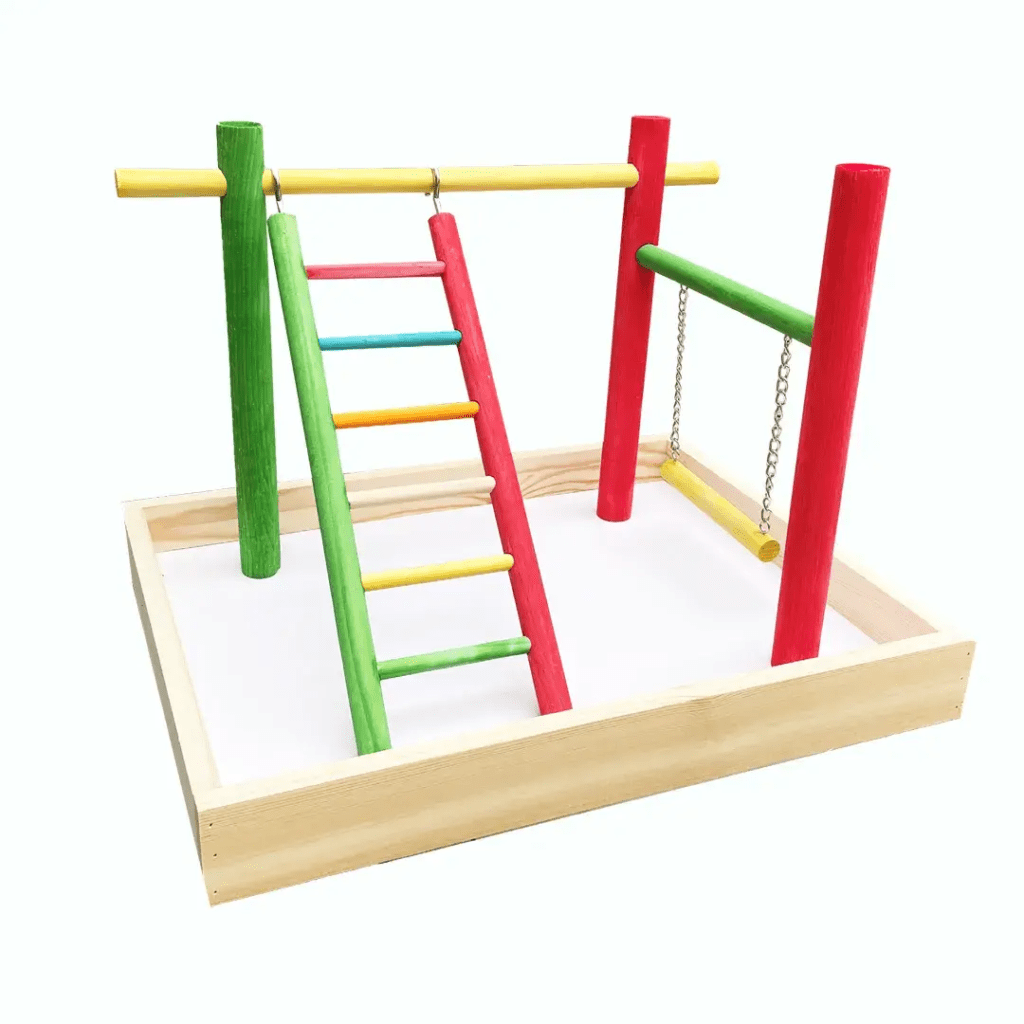 Bird Playground with Swing | Breeders Secret Bird Products