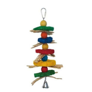 Loofah Bead Woven Bird Parrot Toy