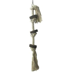 Rope Wood Bird Parrot Toy