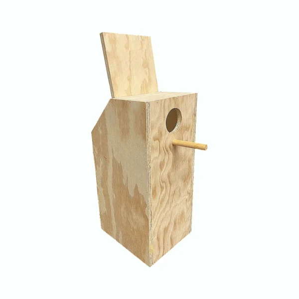 Small Parrot Nesting Box Sloped