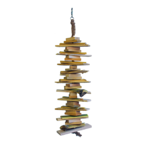 Stacked Wood Slats Bird Parrot Toy