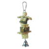 Stumps Braids Bell Natural Bird Toy