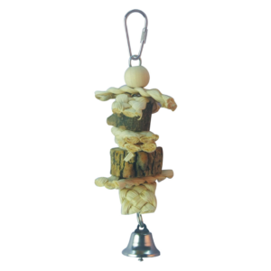 Stumps Braids Bell Bird Parrot Toy