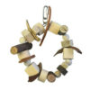 Wood Pieces Ring Natural Bird Toy