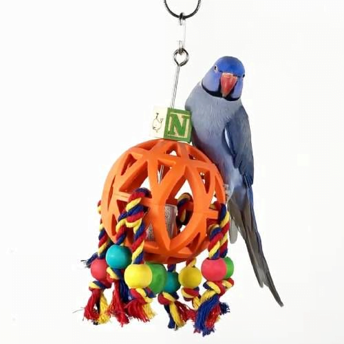 Wacky Rubber Rope Bird Toy Breeders Secret Bird Products