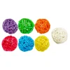 Wicker Ball Bird Toy