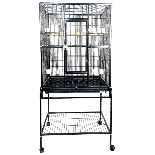 Deluxe Bird Parrot Flight Cage with Stand Medium