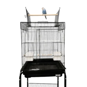 open top small bird cage