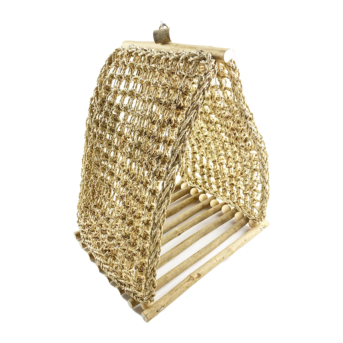 Triangle Woven Hut Bird Toy