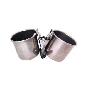 Stainless Steel Clamp Cups - Twin