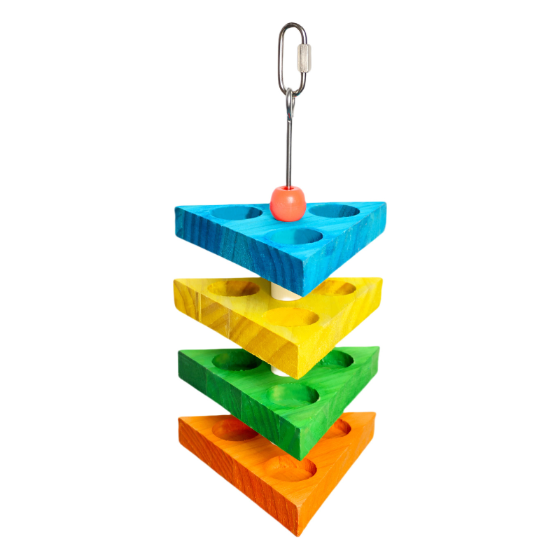 Swiss Cheese Wooden Blocks