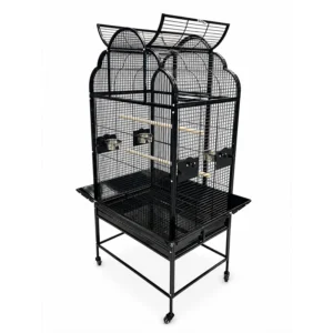 Open top parrot cage Scallop design