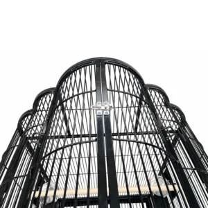 Scalloped Open Top Parrot Cage